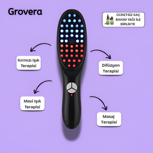 Grovera™- Saç Terapi Bakım Tarağı